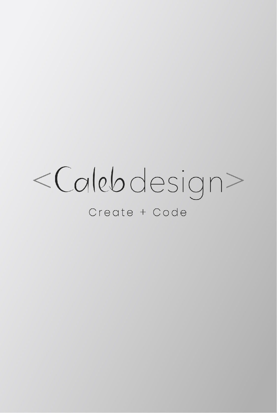 Caleb design banner